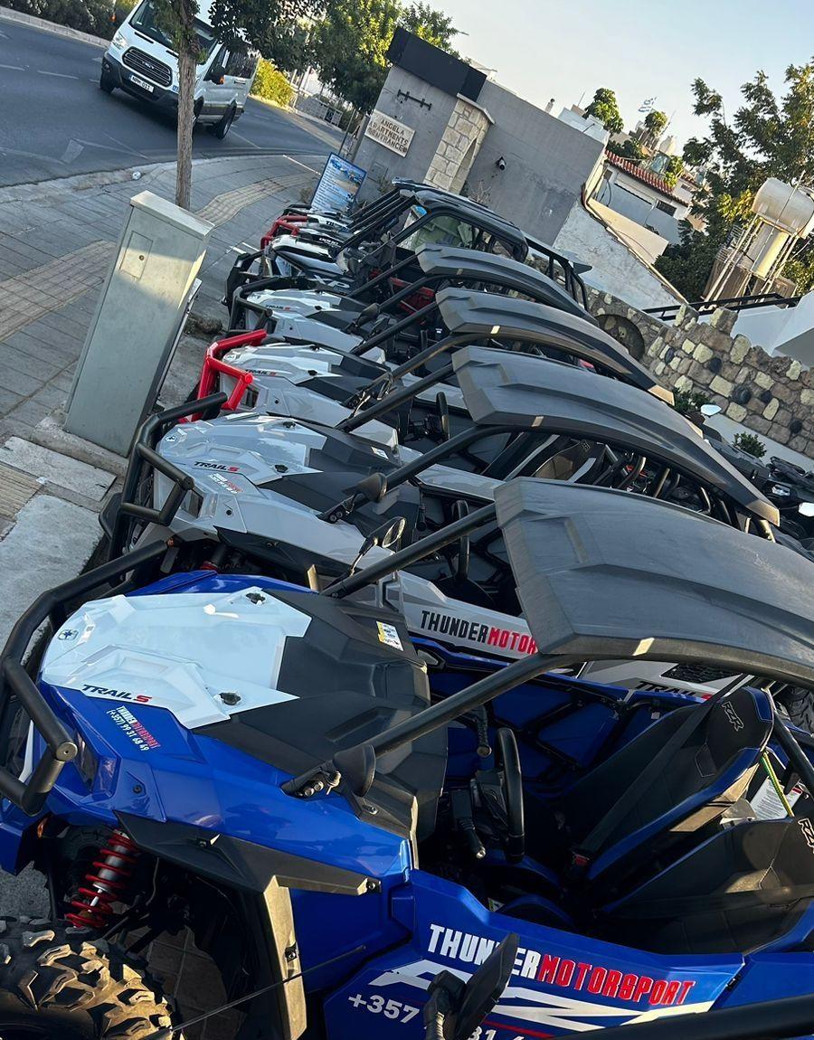 Thunder Motorsport fleet close-up
